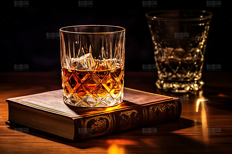 洋酒威士忌品酒饮品素材