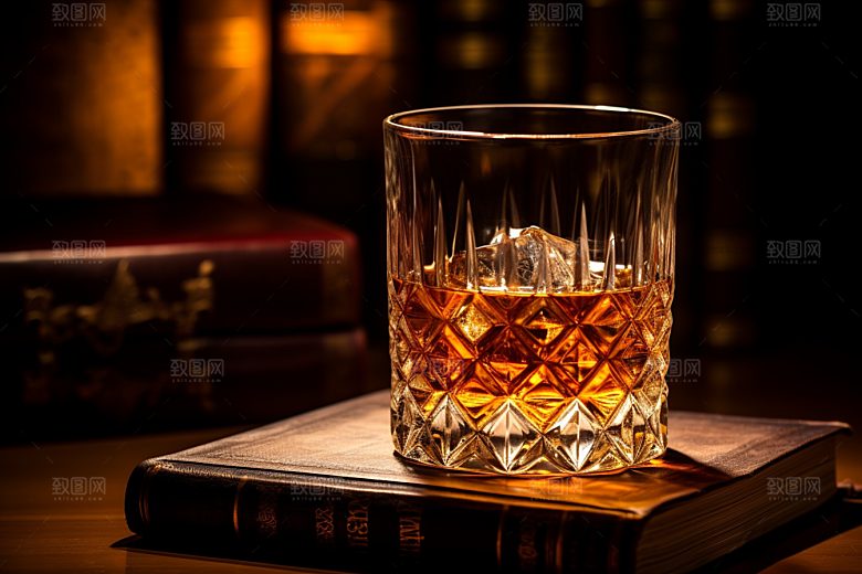 洋酒威士忌品酒酒类素材