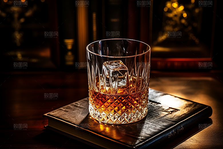 洋酒威士忌酒类品酒素材