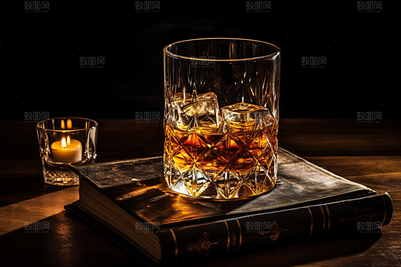 洋酒威士忌美酒酒类素材