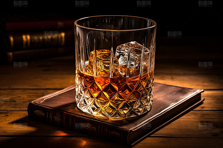 洋酒威士忌高清品酒素材