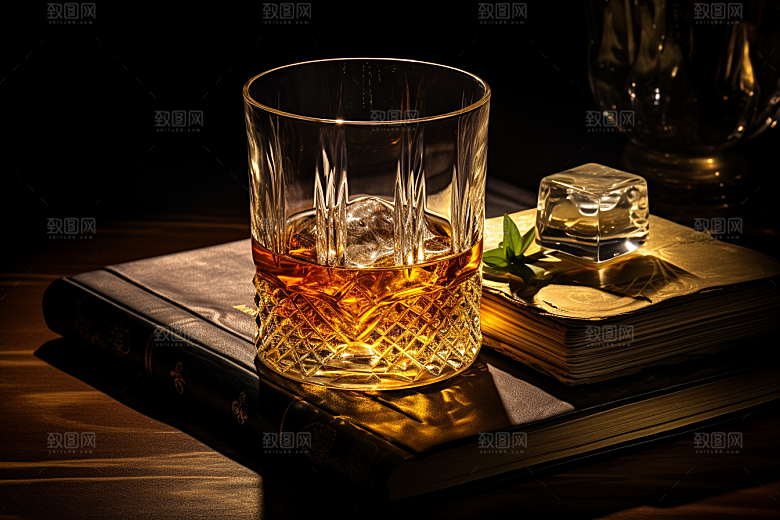 洋酒威士忌美酒酒类素材