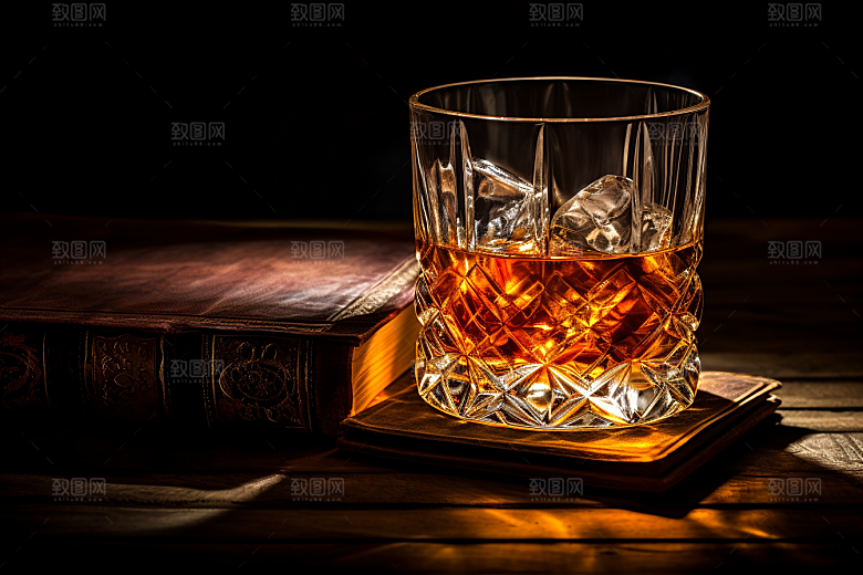洋酒威士忌高清美酒素材