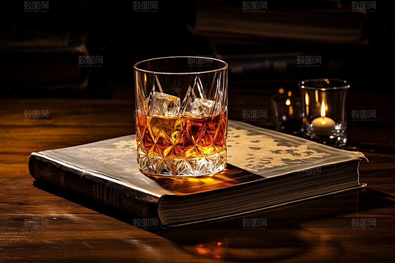 洋酒威士忌美酒品酒素材