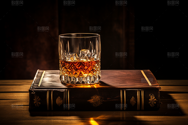 洋酒威士忌酒精饮品素材