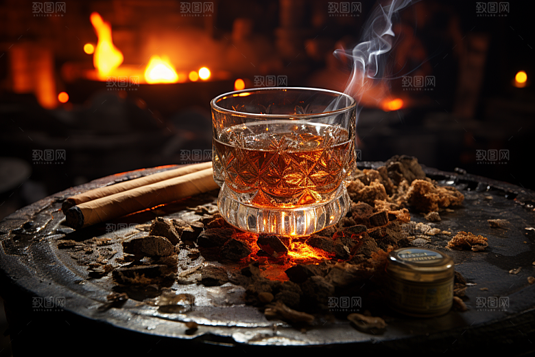 洋酒威士忌美酒高清素材