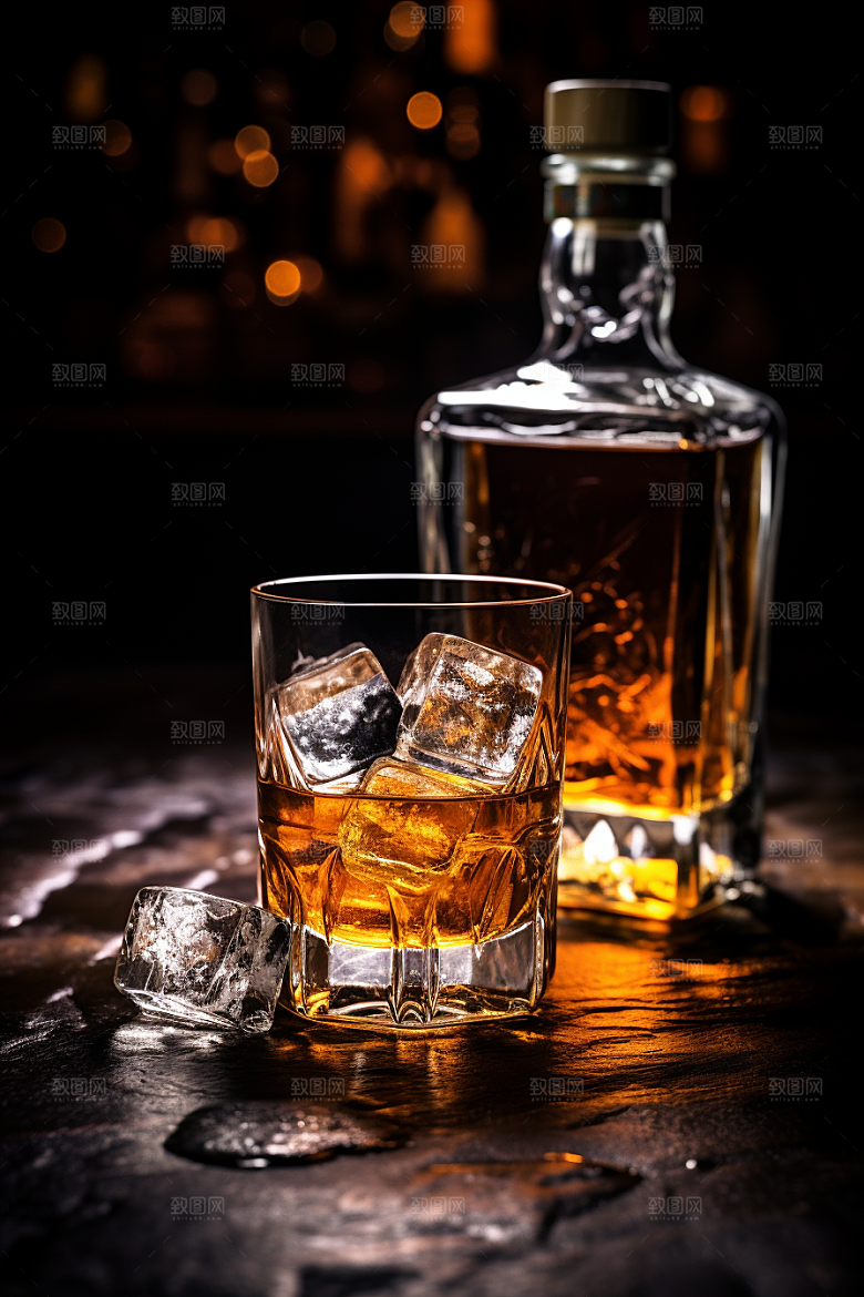 洋酒威士忌美酒酒精素材