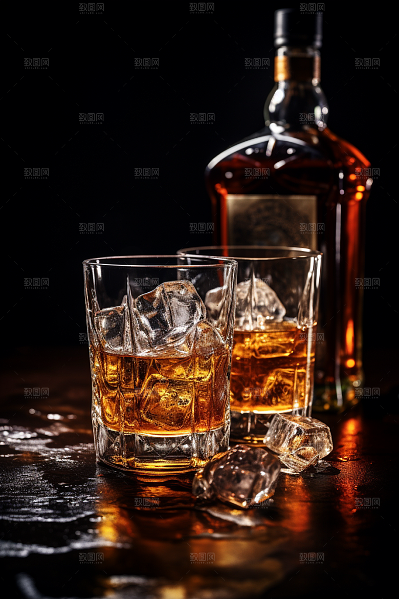 洋酒威士忌品酒美酒素材