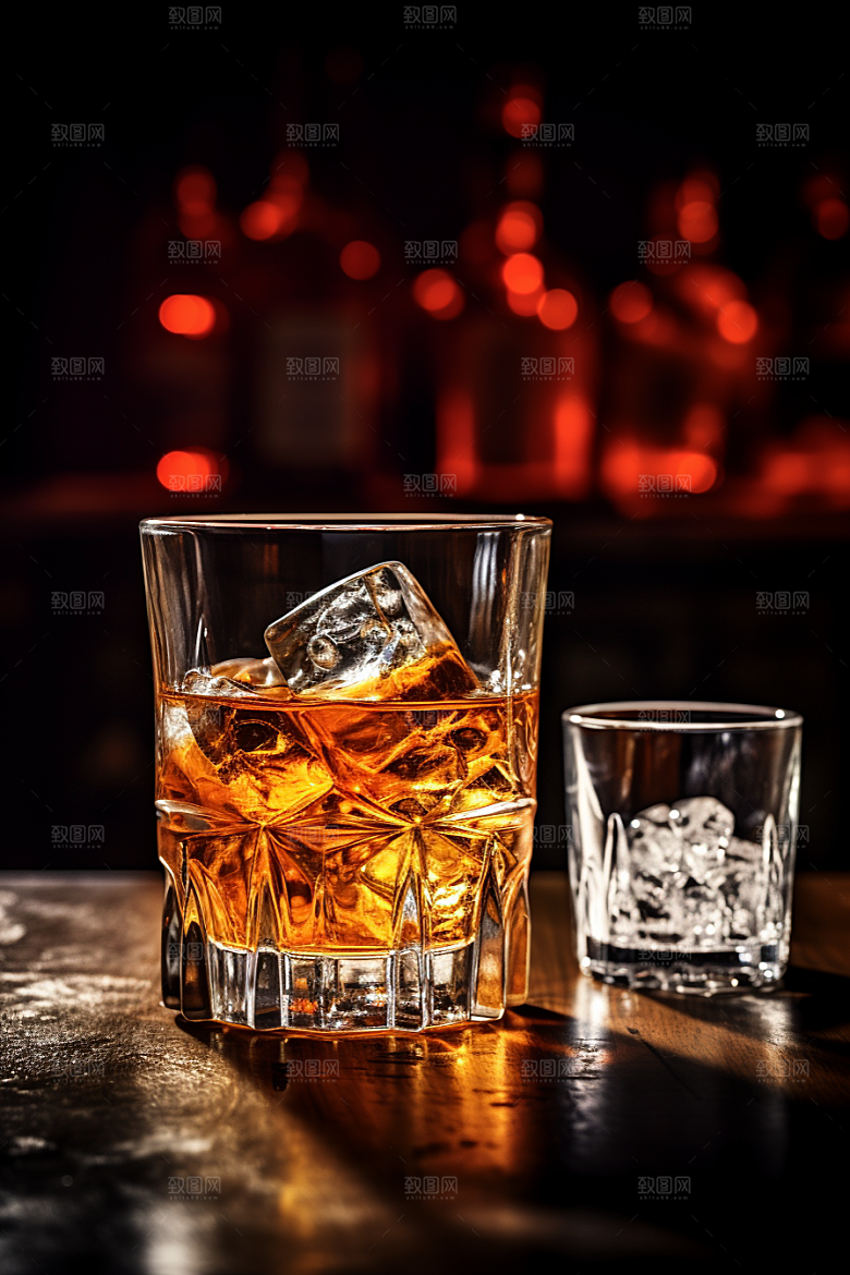 洋酒威士忌酒精精致素材