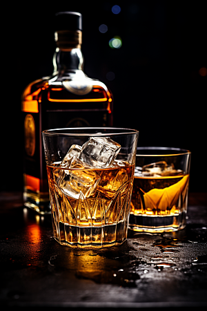 洋酒威士忌酒类品酒素材