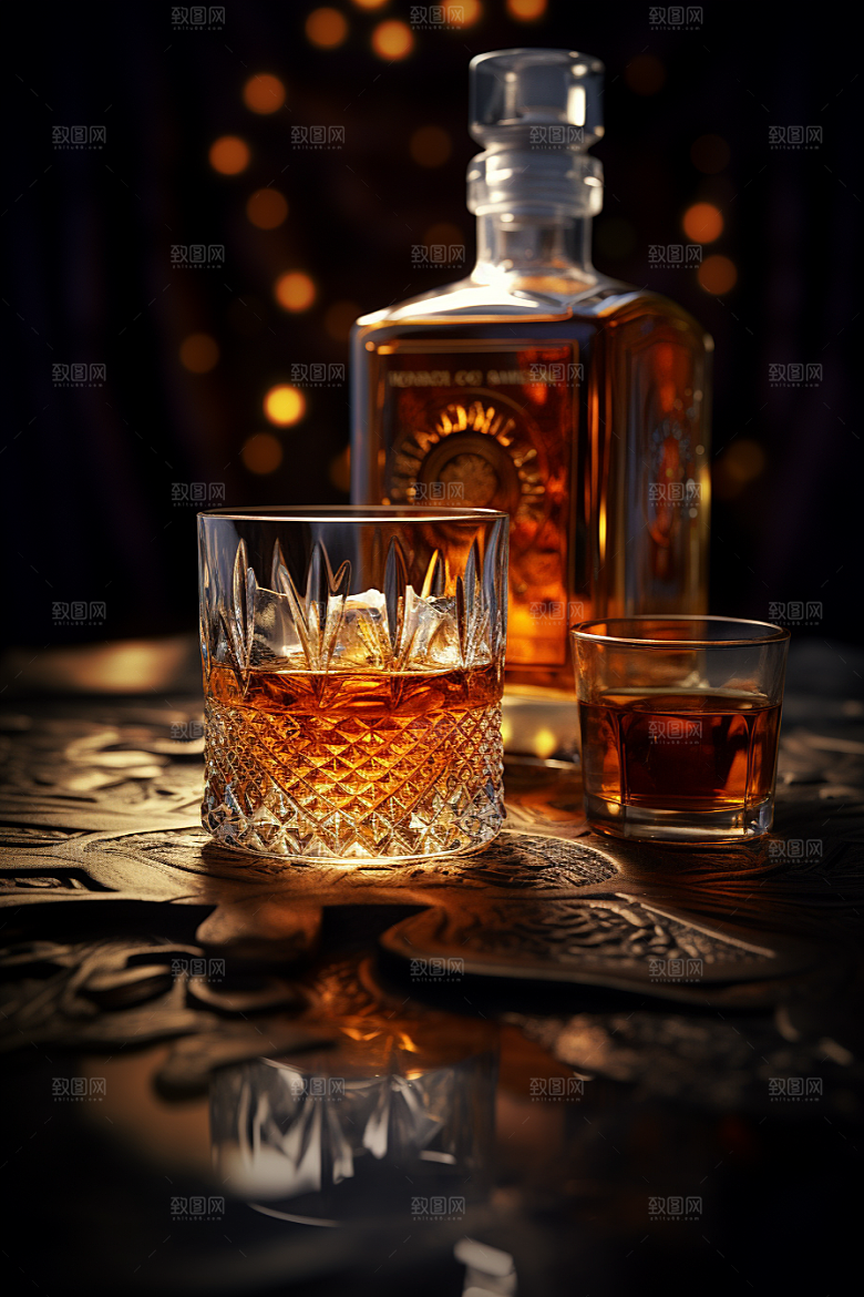 洋酒威士忌品酒美酒素材