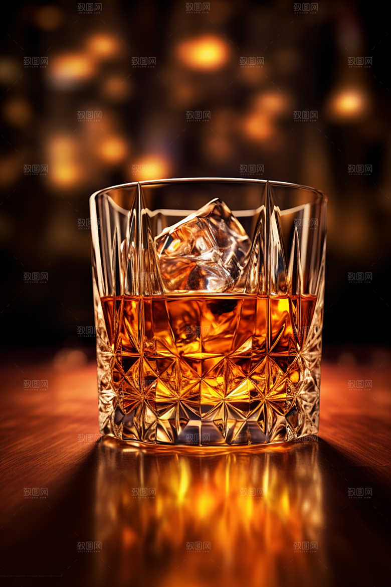 洋酒威士忌酒类品酒素材
