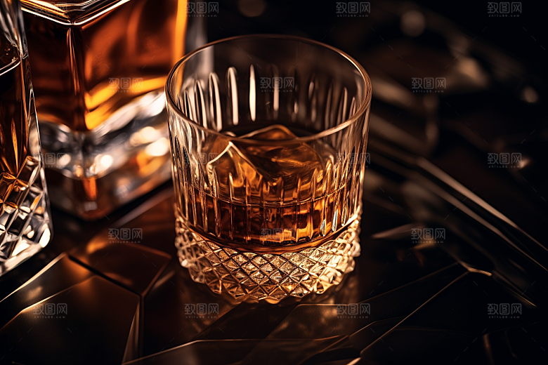 洋酒威士忌美酒酒类素材