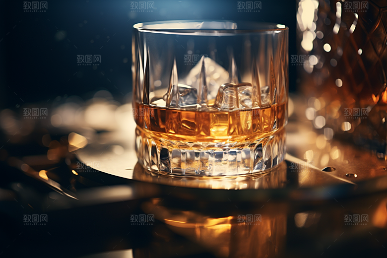 洋酒威士忌精致品酒素材