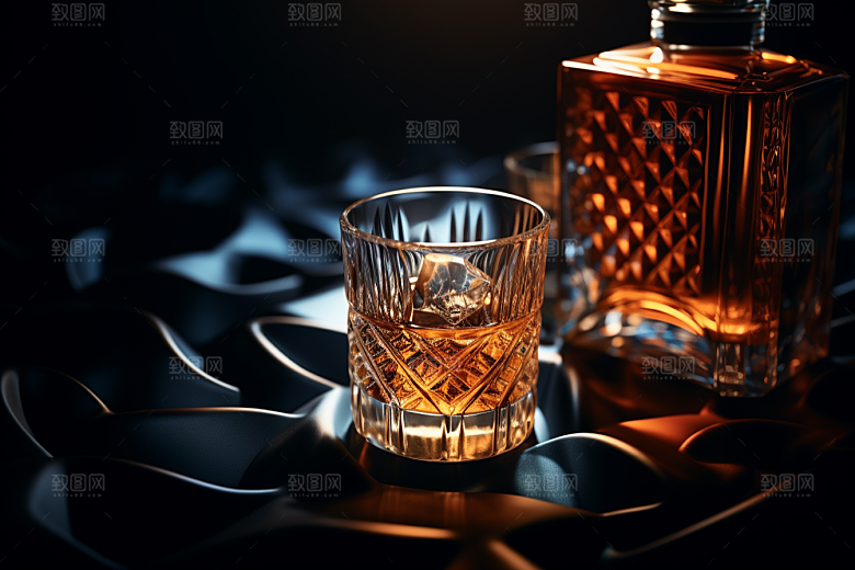 洋酒威士忌美酒酒类素材