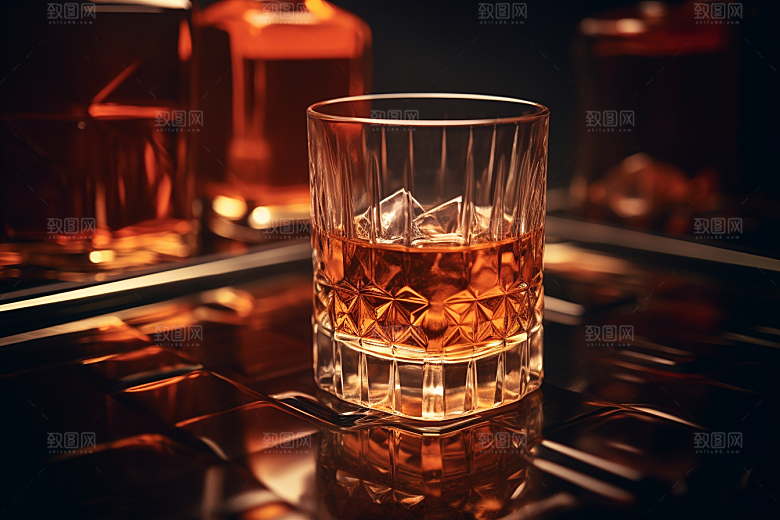 洋酒威士忌酒精饮品素材