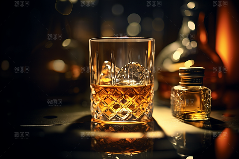 洋酒威士忌饮品酒精素材