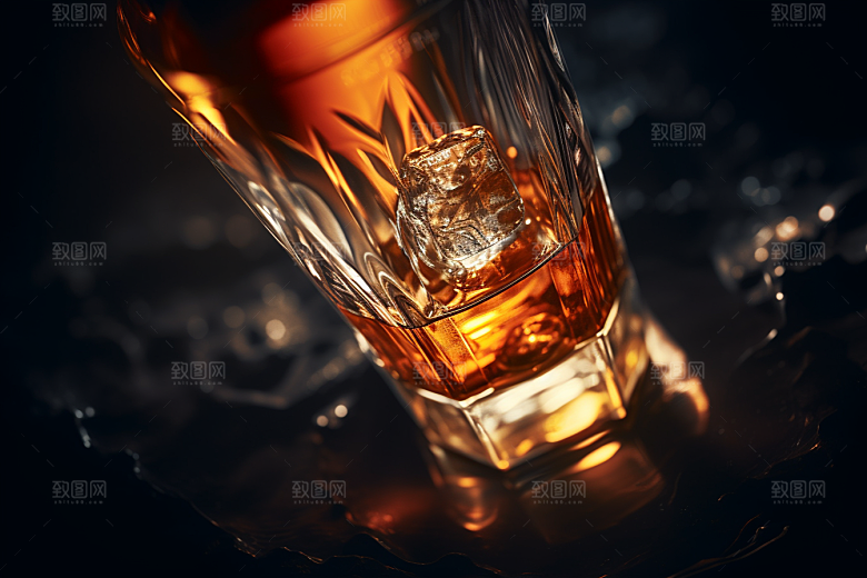 洋酒威士忌精致品酒素材