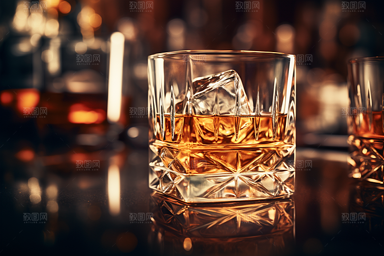 洋酒威士忌酒类品酒素材