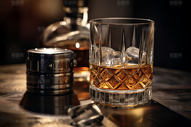 洋酒威士忌酒精高清素材