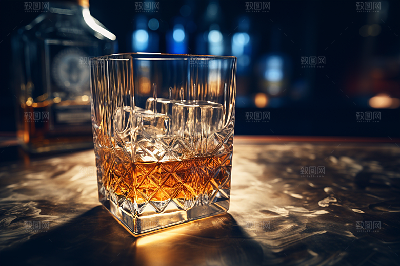洋酒威士忌酒精精致素材