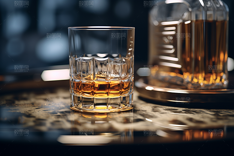 洋酒威士忌酒精品酒素材