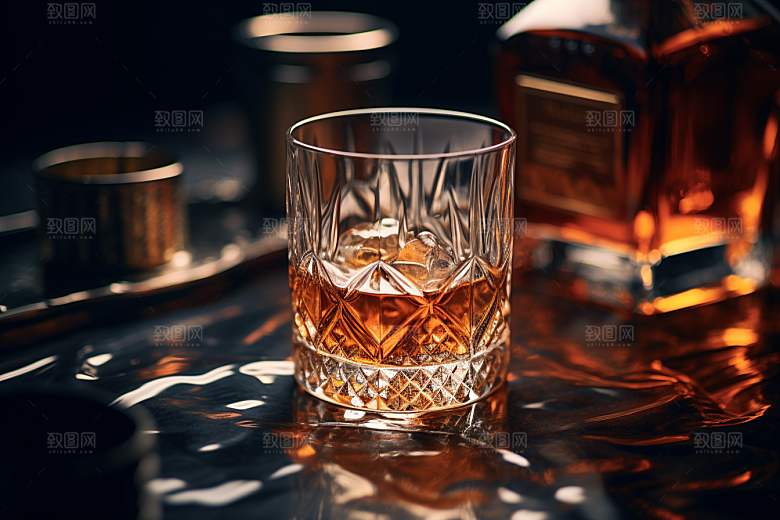 洋酒威士忌美酒酒精素材
