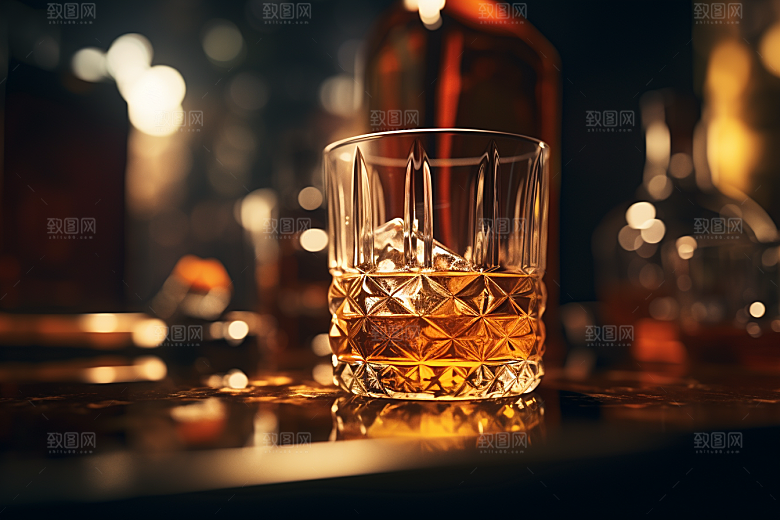 洋酒威士忌美酒饮品素材