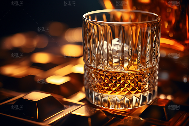 洋酒威士忌精致饮品素材
