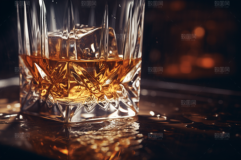 洋酒威士忌美酒精致素材