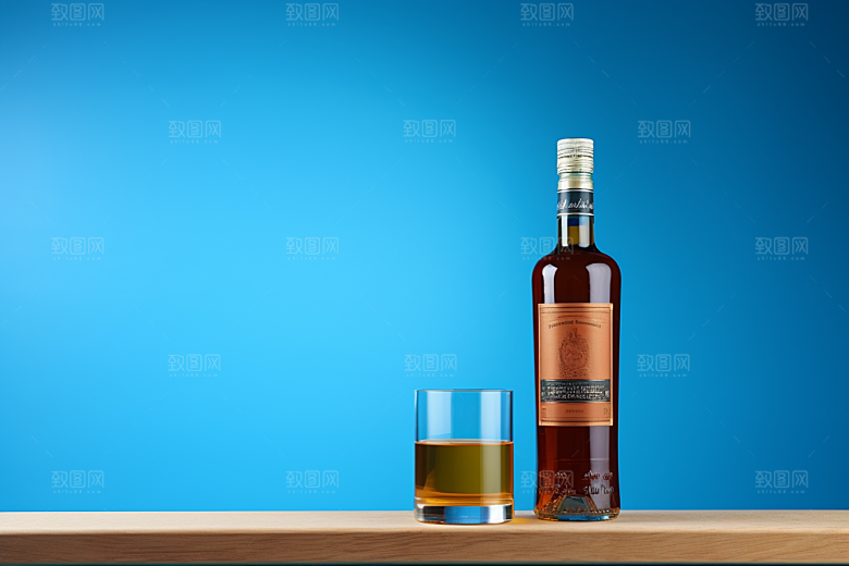 洋酒威士忌酒类美酒素材