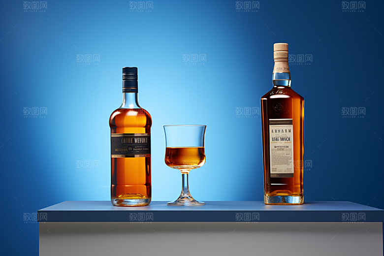 洋酒威士忌酒精品酒素材