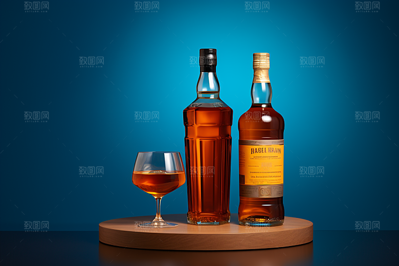 洋酒威士忌酒精品酒素材