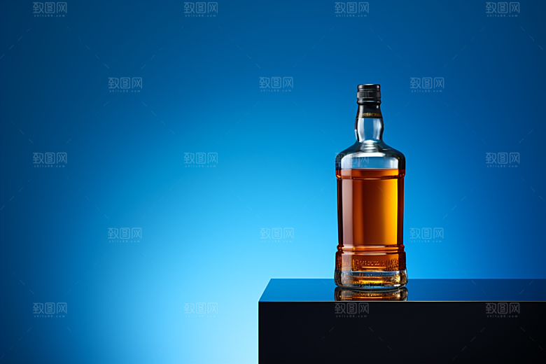 洋酒威士忌品酒精致素材