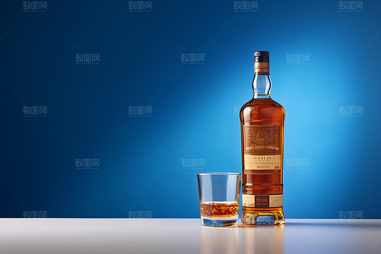 洋酒威士忌酒精品酒素材