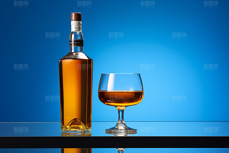 洋酒威士忌酒类美酒素材