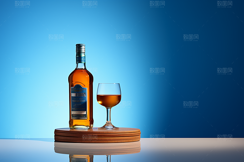 洋酒威士忌酒类高清素材