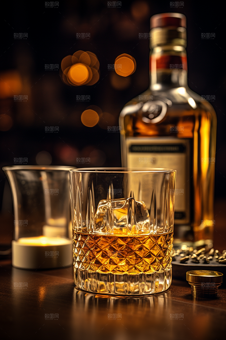 洋酒威士忌美酒酒精素材