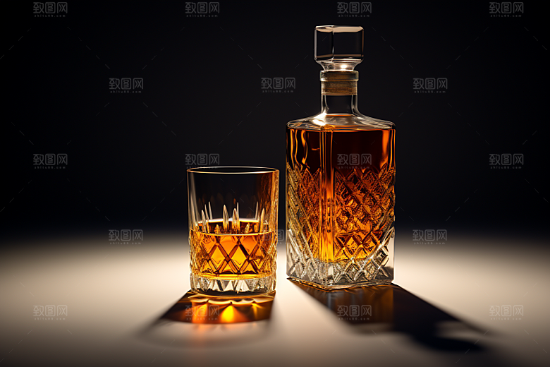 洋酒威士忌饮品酒精素材