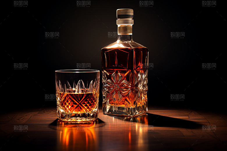 洋酒威士忌酒精高清素材