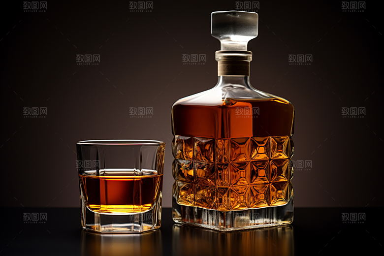 洋酒威士忌美酒饮品素材