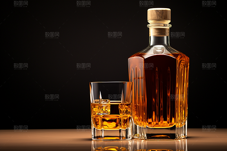 洋酒威士忌酒精美酒素材
