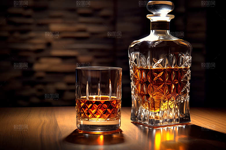 洋酒威士忌酒类酒精素材