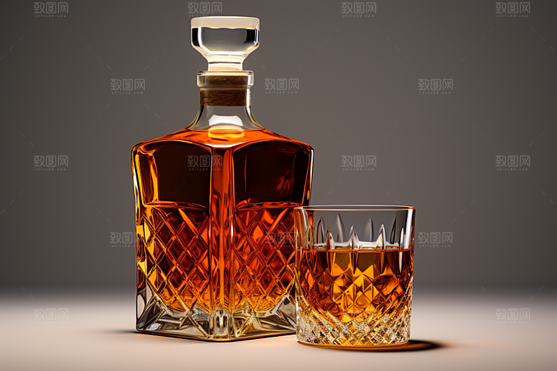 洋酒威士忌酒精高清素材