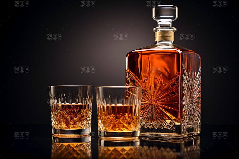 洋酒威士忌酒类酒精素材