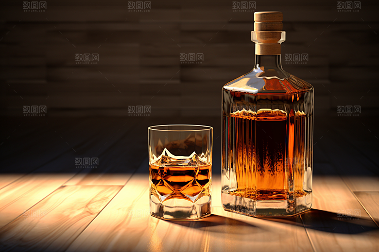 洋酒威士忌品酒酒精素材