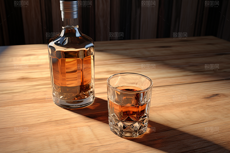 洋酒威士忌酒类品酒素材