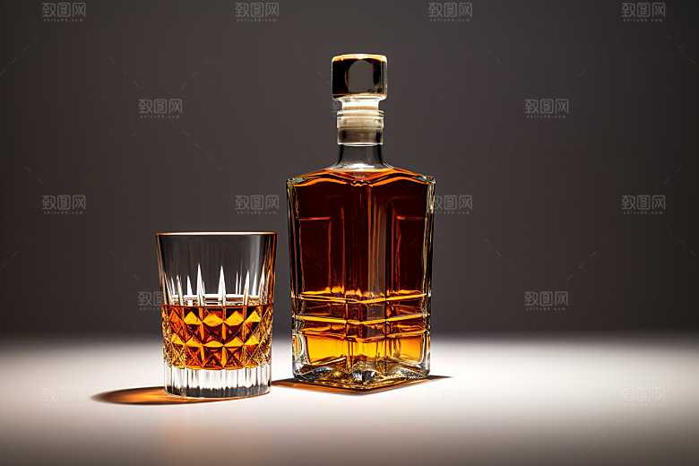 洋酒威士忌品酒酒类素材