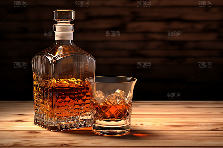 洋酒威士忌品酒酒精素材