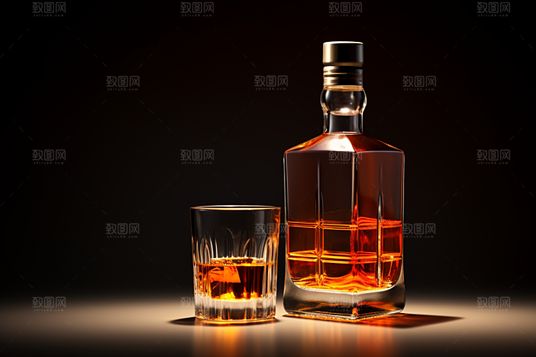 洋酒威士忌饮品酒精素材